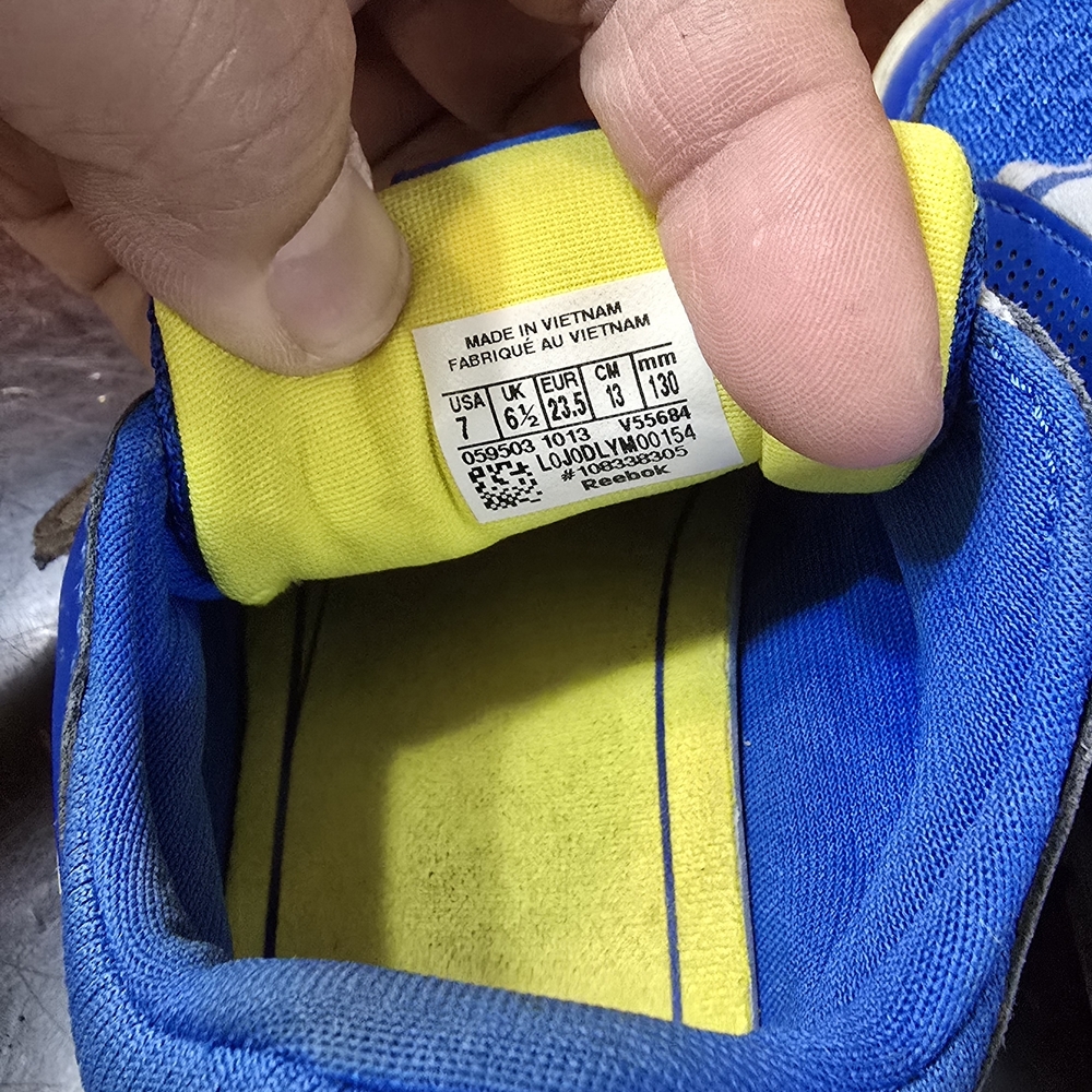 Reebok Kids Sneakers in Blue Size 7 - Picture 4 of 5